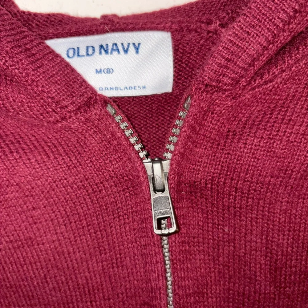 Old Navy zip sweater cardigan size 8